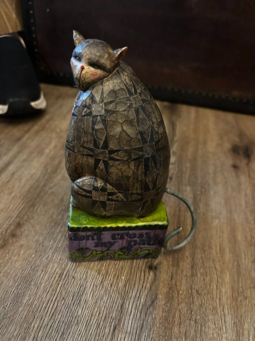 Jim Shore Dont Cross My Path cat kitten figurine